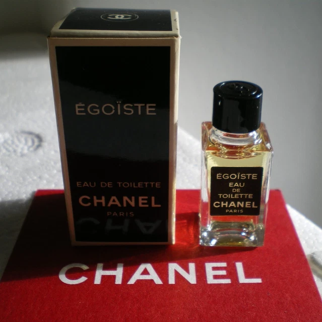 Miniature Parfum "EGOISTE" Chanel PARIS 4 ml EDT + BOITE NEUF + NEW FULL BOX