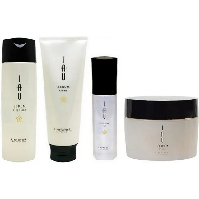 Lebel IAU Salon Serum Limpiador 200 ml & Crema 200 ml & Mascarilla 170 g &...