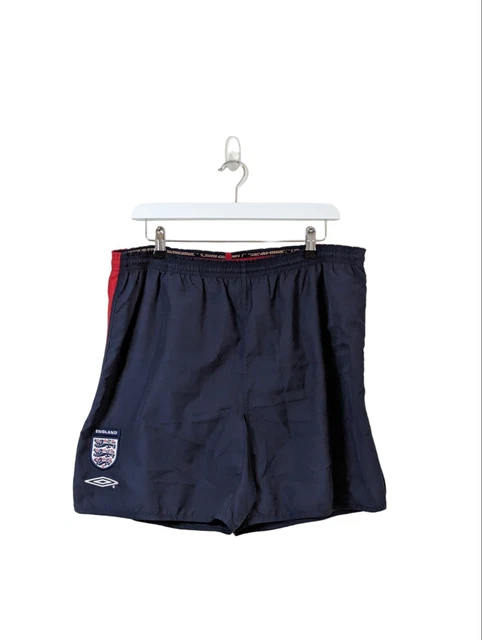 England Football Retro Training Shorts Umbro XL Navy Blue