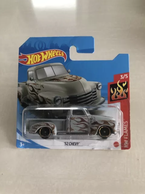 HOT WHEELS - '52 CHEVY - HW FLAMES - 3/5 - Neuf - Sous Blister