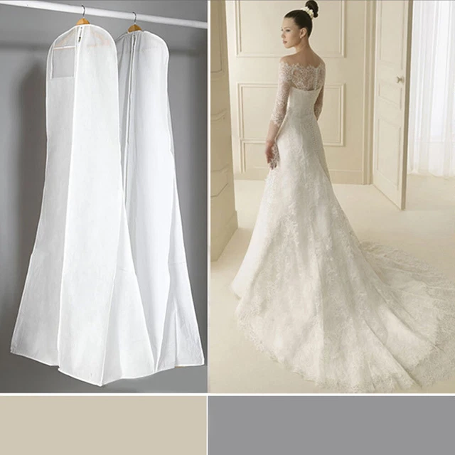 For Bridal Gown Dustproof Cover Wedding Dress Storage Bag Case Thick
