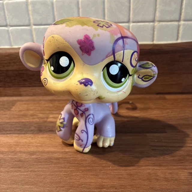 MY LITTLEST PETSHOP Pet Shop LPS jumbo 5 Purple Panda Bear Deco Pet Ours EUR 25,00 - FR