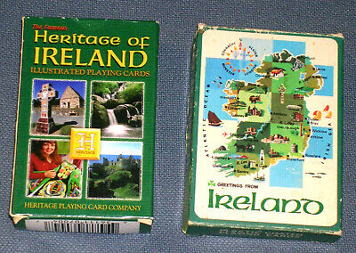 Heritage Of Ireland + Greetings From Ireland John Hinde Map Playing Card Decks!