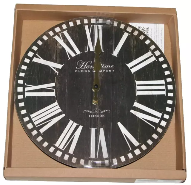 Wall Clock - Hometime Clock Company London Design (30cm) *NEW* Boxed