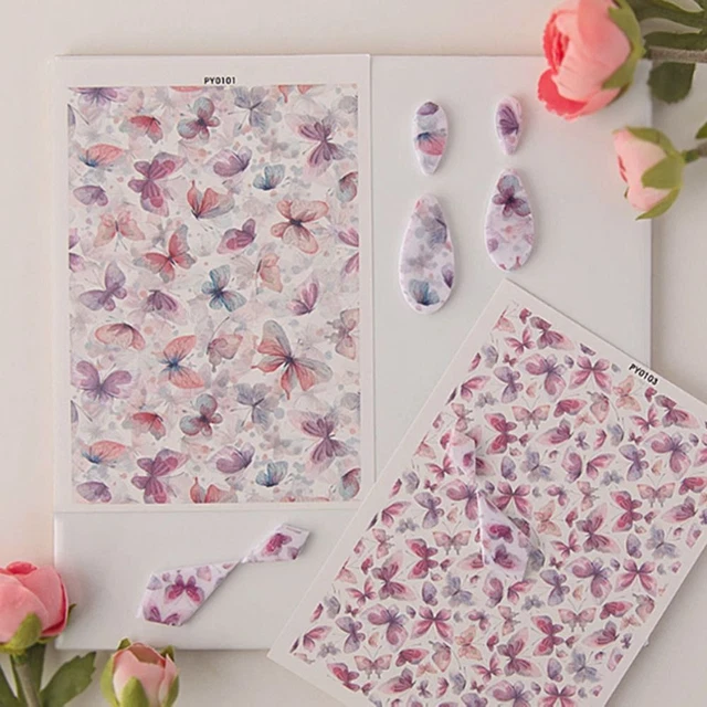 WATER SOLUBLE POTTERY Painted Transfer Paper Pottery Making Tool