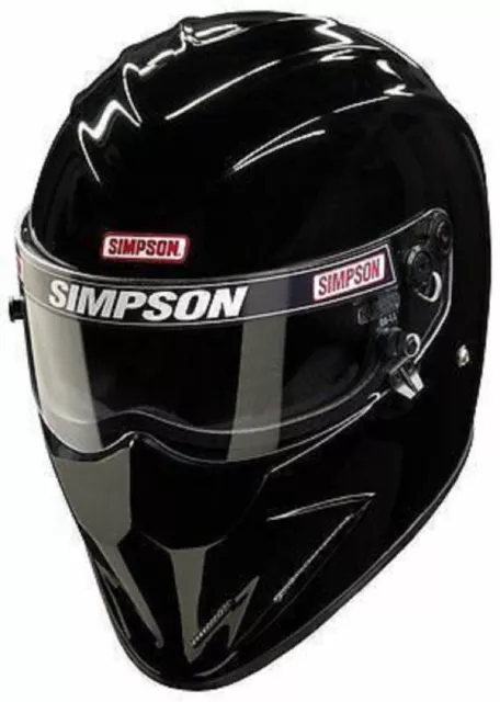 Simpson Diamondback Helm Snell Sa2020 Glanz Schwarz M6 Msa Hans Stig Autorennen
