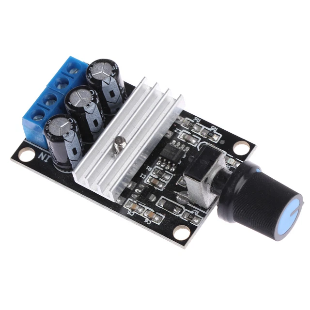 Modulo Regolatore Di Velocità Per Motore DC 12V-24V 30A - Controllore PWM A Manopola Per Motori Spazzolati