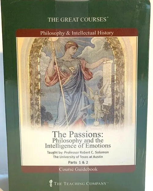 The Great Courses - The Passions Philosophy/Emotions - 4 DVDs & Guidebook - NEW