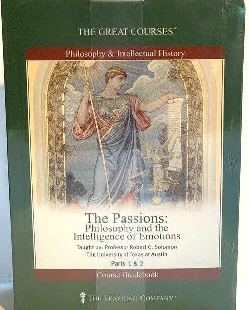 The Great Courses - The Passions Philosophy/Emotions - 4 DVDs & Guidebook - NEW