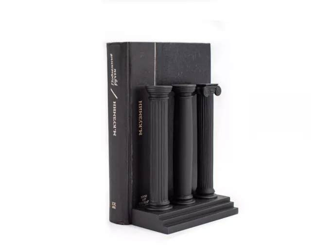 Architectural Bookend Columns Black edition