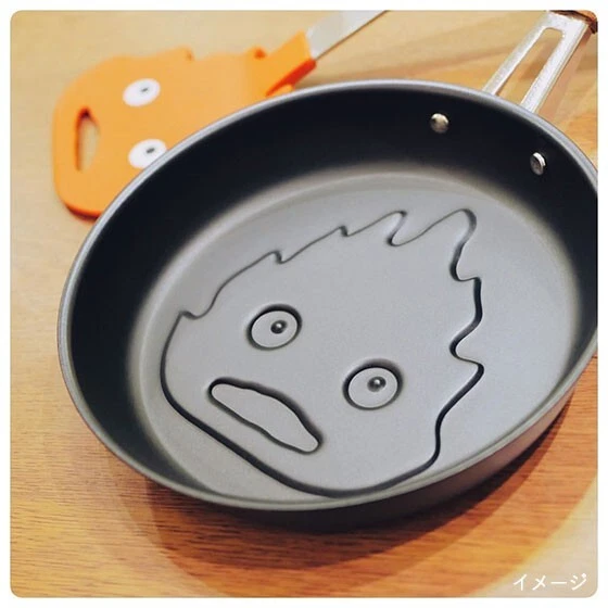 HOWL'S MOVING CASTLE Calcifer's Flame Studio Ghibli mini frying pan ...
