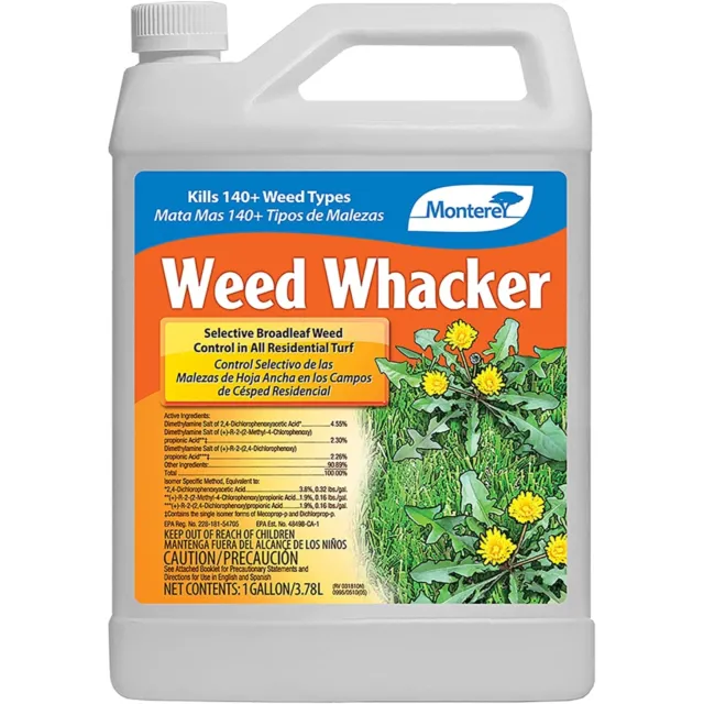 Monterey Weed Whacker Killer Broadleaf Herbicide, 1 Gallon