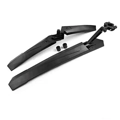 Garde-boue Vélo 3 Pièces – Pour VTT, Route, Ville – Taille 24/26/27,5 Pouces – Réglable, PVC Souple