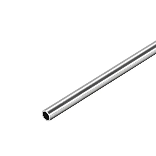 304 Stainless Steel Round Tubing 5mm OD 0.6mm Wall Thickness 250mm Length