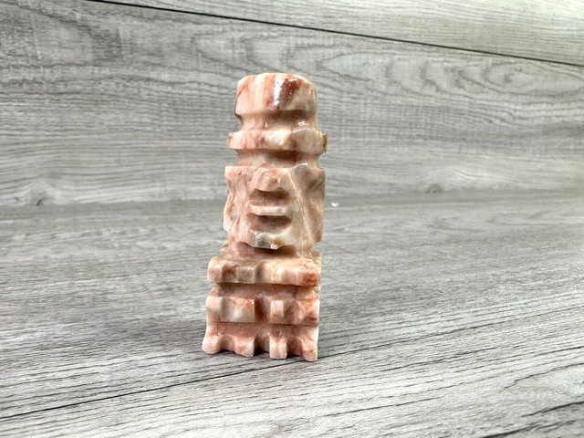 Rose Pink Marble / Onyx Stone Replacement Bishop Chess Piece