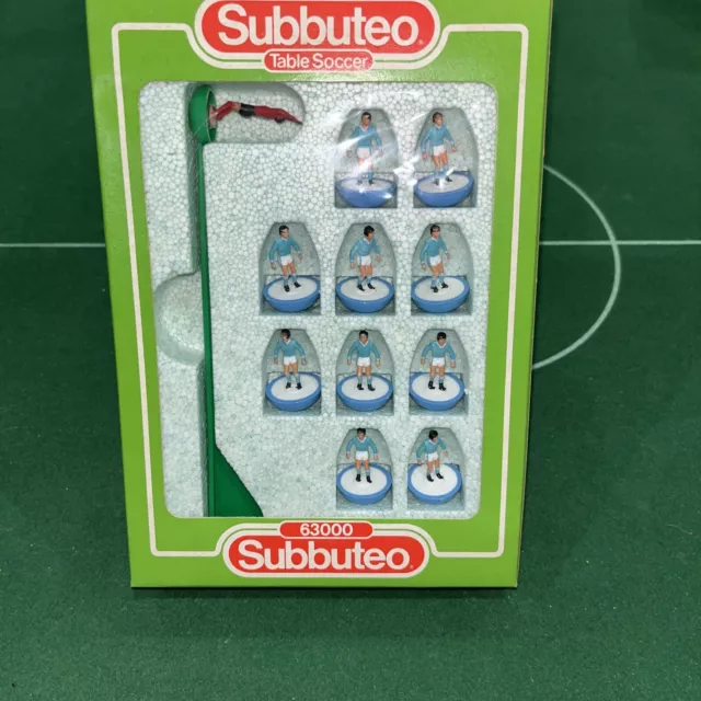 Subbuteo Mp Lw 621 Manchester City , Lazio Mint Team In Mint Box With Orig Ref