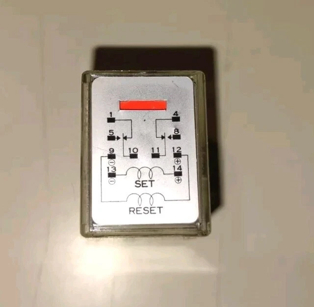 RELÈ SET RESET A Memoria 2 Scambi Bobina 24Vdc 3A Matsushita HC2K-DC24V ...