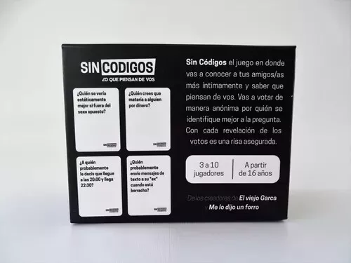 Sin Codigos Juego De Previa. Amigos fiesta risas diversión 2