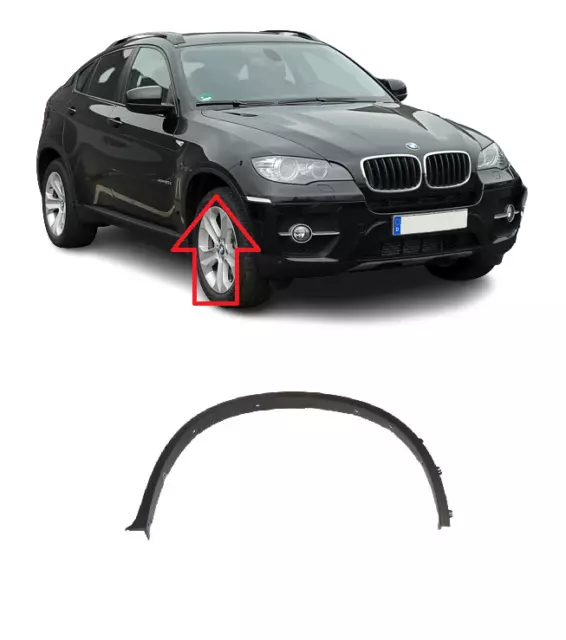 New For Bmw X6 E71 08-13 Front Right Fender Arch Moulding Wheel Trim