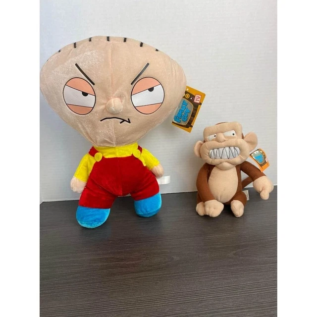 Family Guy Stewie Griffin & Evil Monkey Plush Set