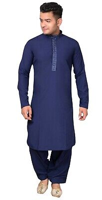 Men's Apparel Cotton Kurta Pyjama Shalwar Kameez Bollywood Style Sherwani 1896