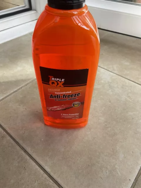 TRIPLE QX Orange Concentrated Antifreeze/Coolant - 1ltr