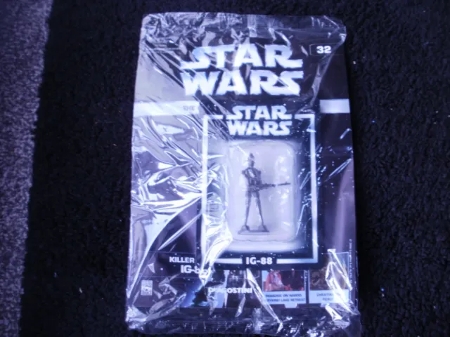Star Wars The Official Figurine Collection No 32 IG-88 STILL IN  BAG MINT