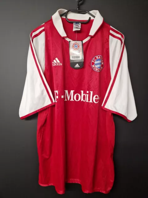 FC Bayern München Trikot Shirt 2003 2004 ORIGINAL Adidas Größe Large