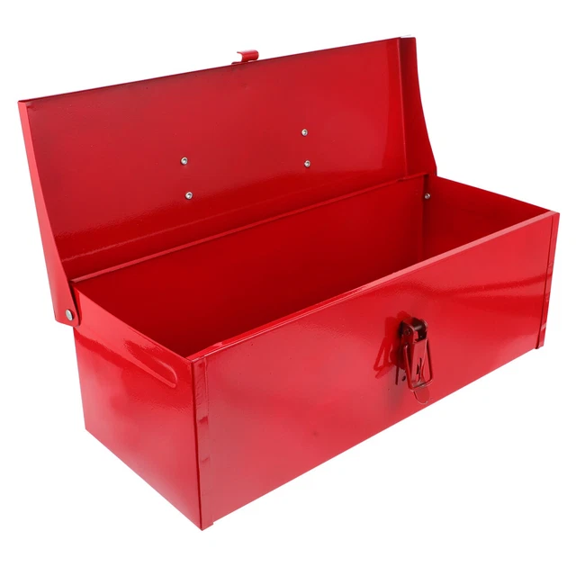 Caja de herramientas camión cama caja de herramientas organizador caja de herramientas de lata maletín bloqueo metal