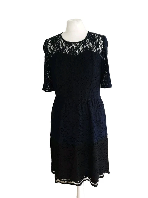 WHISTLES WOMEN'S NAVY Blue Lace Dress Size 14, New With Tag 23.58 -  PicClick UK