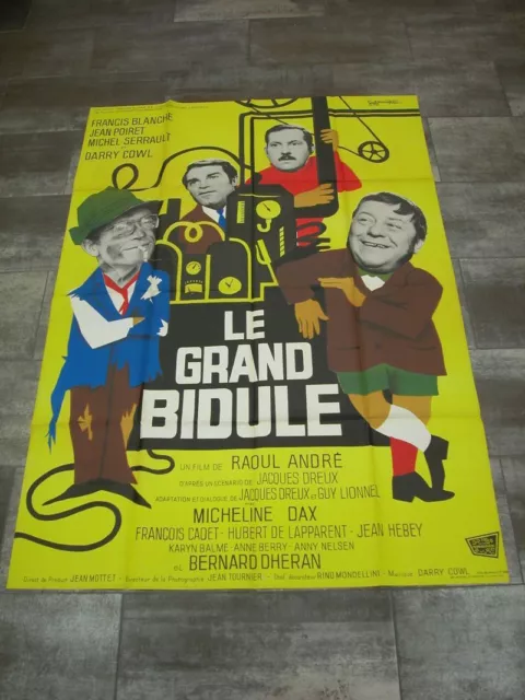 LE GRAND BIDULE Francis Blanche 1967 Affiche Originale 120x160 Movie Poster