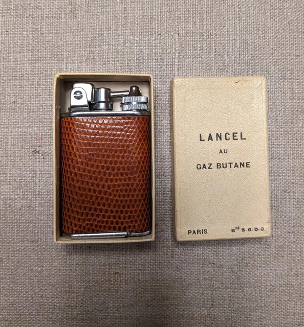 Briquet Lady Gaz Vintage – Environ 1958, Modèle Métal, Style Rétro