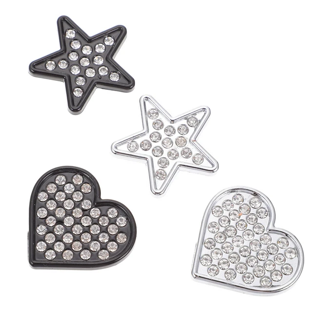 4 stücke diy kristall aufkleber glitter auto aufkleber ornament kreative