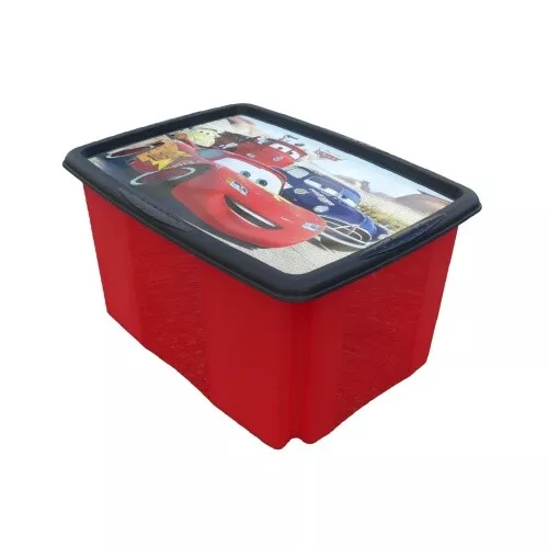 Disney PIXAR Cars robuste Aufbewahrungsbox 45L Spielzeugkiste Spieltruhe Toy Box
