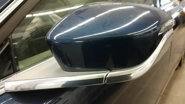 OEM Side View Door Mirror For Lincoln Continental Left Blu W-Chrome Pwr