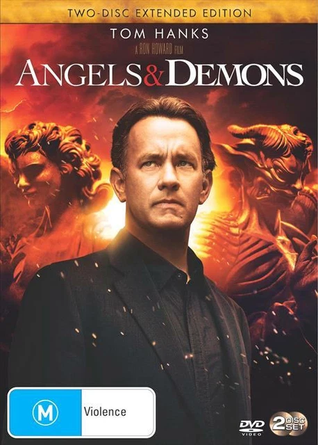 Angels & Demons DVD (Region 4) Two Disc Extended Edition Tom Hanks Free Post.