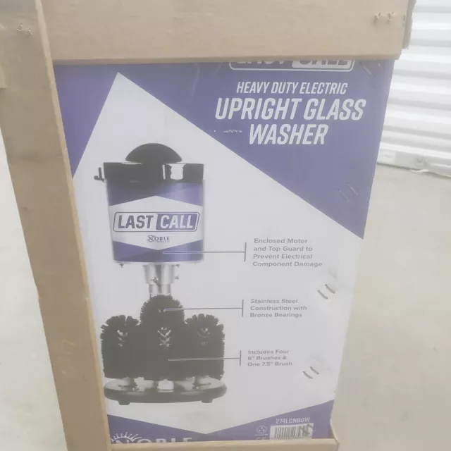 Noble Last Call Heavy Duty Upright Glass Washer