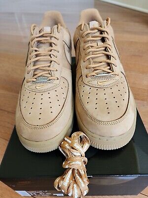 Supreme Nike Air Force 1 Low SP x Wheat  (Flax)- DN1555-200 Men's size 11
