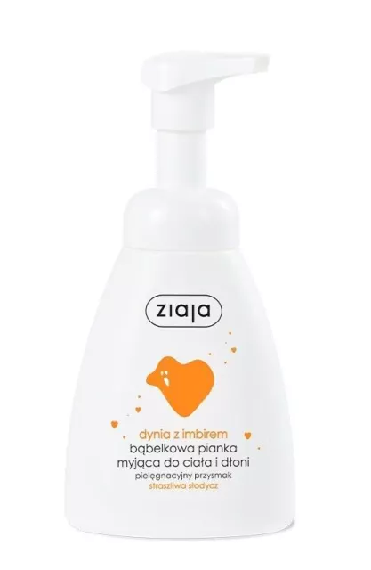 Ziaja Pumpkin & Ginger Bubble Foam Cleanser