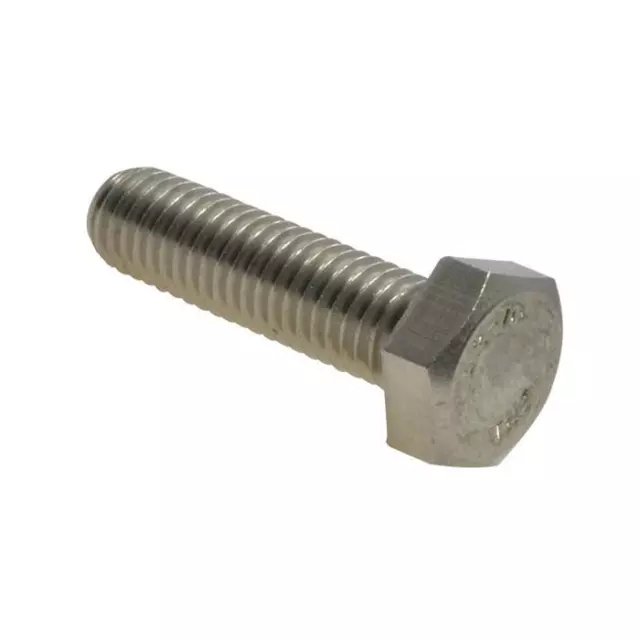 M8 (8mm) x 1.25 pitch Metric Coarse HEX SET SCREW Bolt Stainless A2-70 G304