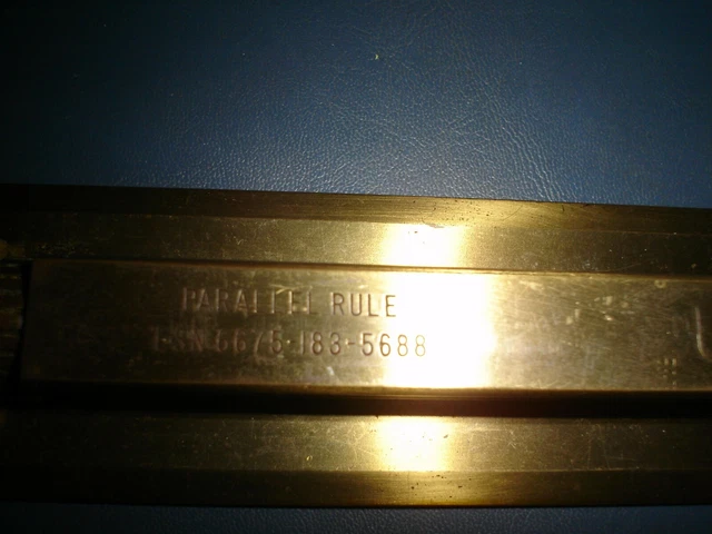 Vintage US Brass Parallel Rule Vintage US Brass Parallel Rule