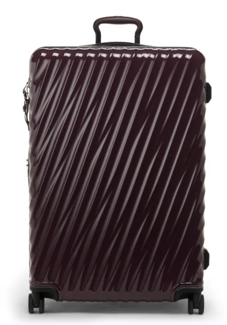 NEW Tumi 19 Degree EXTENDED TRIP Expandable 4 Wheel Packing Suit Case DEEP PLUM