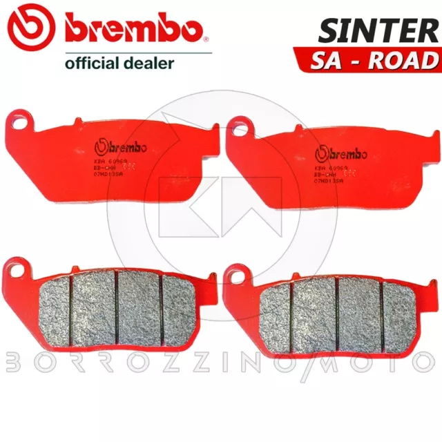 4 Pastiglie Freno Anteriori Brembo Sint Harley Davidson Xl 883 R Roadster R 2008