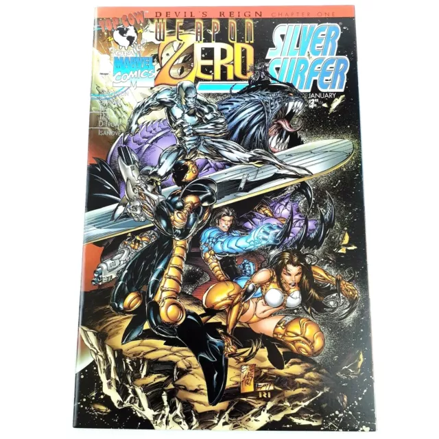 Weapon Zero Silver Surfer 9.4 NM Devils Chapter 1 1997 Top Cow Image Marvel