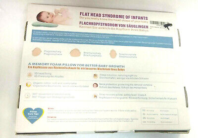 Baby Kopfkissen-Baby Kissen für Babys ab 0-12 Monat-Ein Memory Schaum Kissen 3