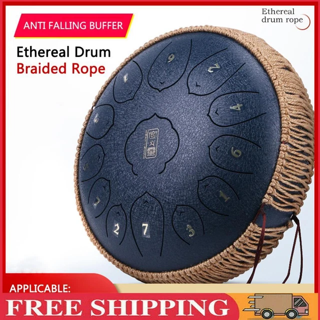 Handmade Handpan Decoration Woven Rattan Rope Steel Tongue Drum Braided Ropes