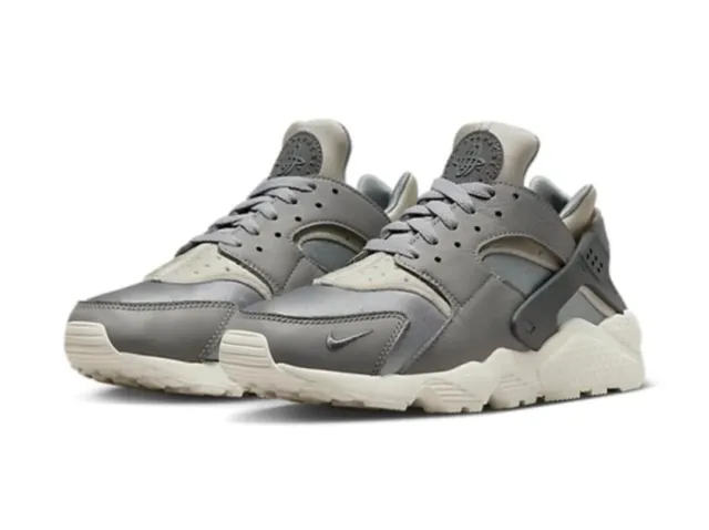 Nike Air Huarache Run Light Smoke Grey Iron White Cool Wolf Triple Men sz 10