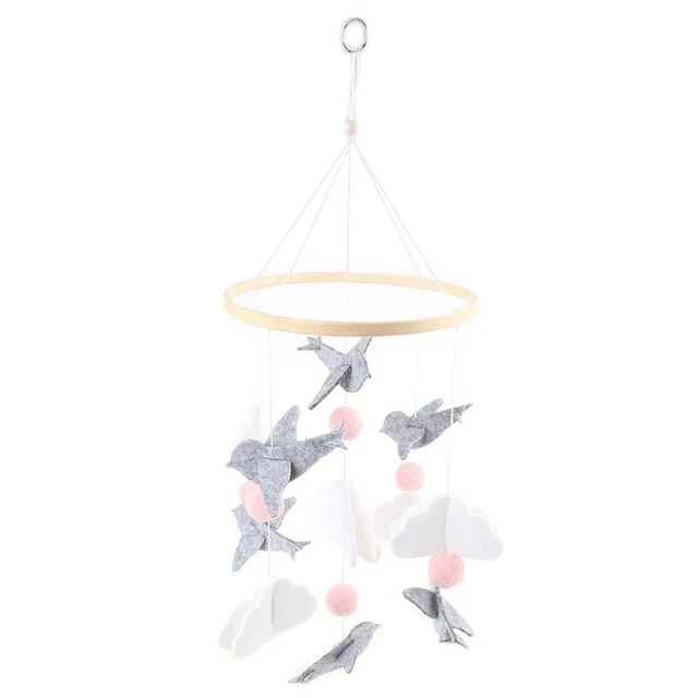 Baby Crib Felt Musical Mobile Rattle Infant Cot Wind Chime Bed Bell