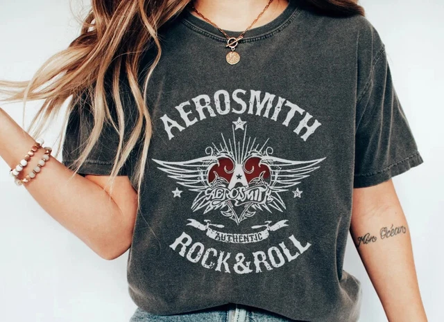 Aerosmith T-Shirt, Classic Rock, Vintage, Vintage T Shirt AN18874