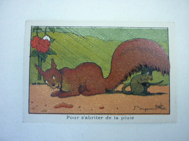 ANCIEN CHROMO PUBLICITE/DESSIN BENJAMIN RABIER- LA
